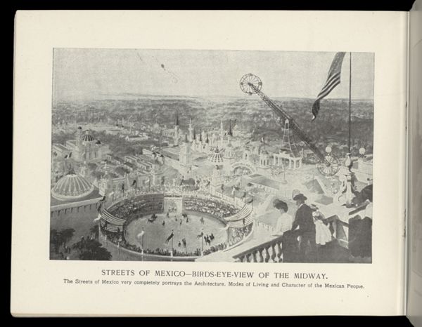 Streets of Mexico—Birds-Eye-View of the Midway.
