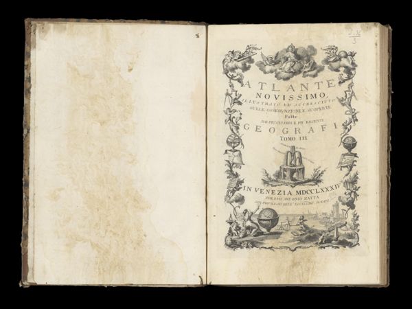 Atlante Novissimo [...] Tomo III. [Title page]
