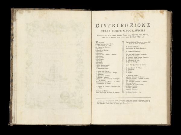 Distribuzione delle carte geografiche [...]