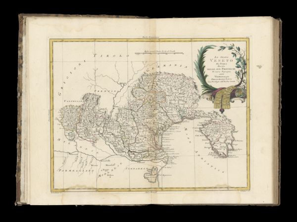 Lo Stato Veneto da terra diviso nelle sue provincie di nuova projezione