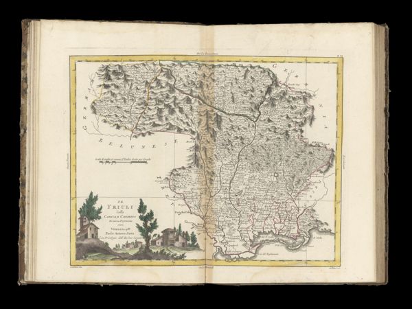 Il Friuli colla Carnia, e Cadorino di nuova projezione.