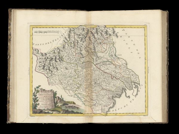 Il Trevisano diviso ne suoi Territori e Distretti di nuova projezione