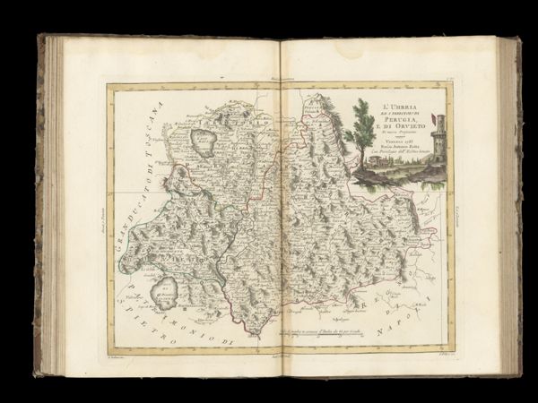 L'Umbria ed i Territorj di Perugia, e di Orvieto di nuova projezione