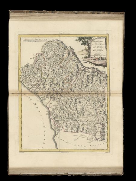 La Repubblica di Lucca, con parte del Modenese che comprende la Garfagnana, e il Ducato di Massa, e Carrara