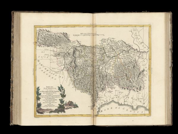 Parte del Piemonte, che contiene Il Distretto di Torino, Il Contado D'Asti [...]