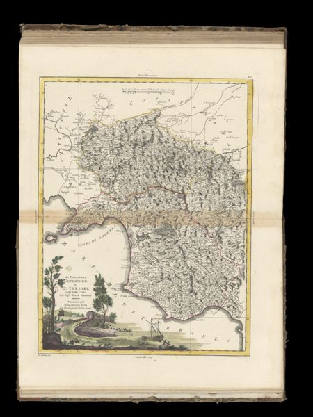Li Principati Ulteriore e Citeriore tratta dalle carte del Sigr: Rizzi Zannoni