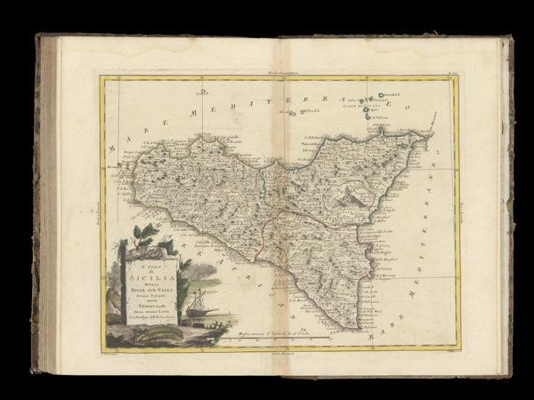 L'Isola di Sicilia divisa nelle sue Valli di nuova projezione