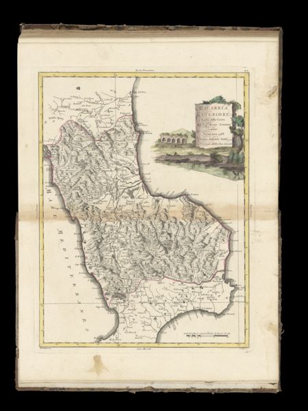 Calabria Citeriore tratta dalle carte del Sigr: Rizzi Zannoni