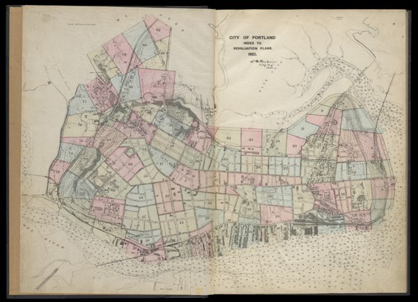 City of Portland Index to revaluation plans. 1882.