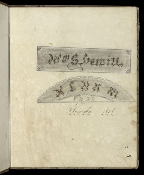 Wm S Hewitt's Album November 1838