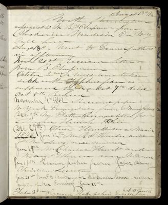 August 13th 1842 North Stonington