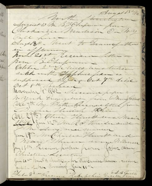 August 13th 1842 North Stonington