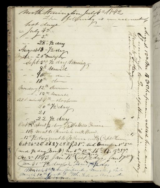 North Stonington July 4th 1842 [...]