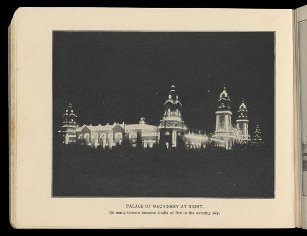 Palace of Machinery at Night