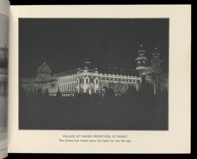 Palace of Varied Industries at Night