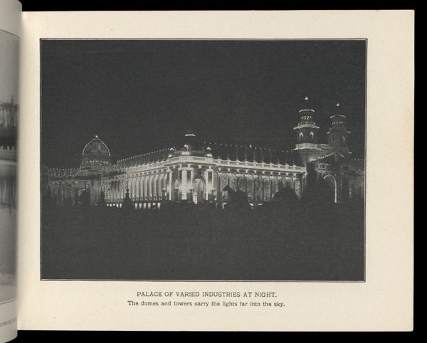 Palace of Varied Industries at Night
