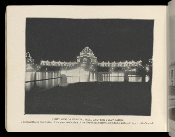 Night View of Festival Hall and the Colonnades
