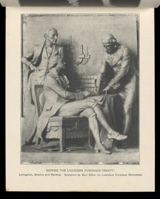 Signing the Louisiana Purchase Treaty