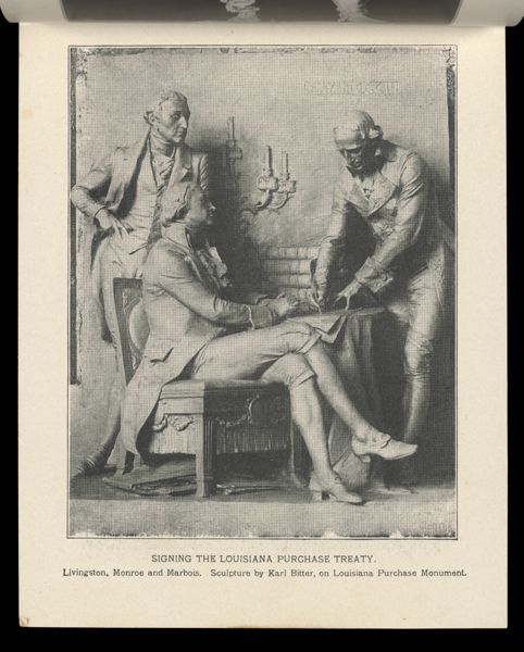 Signing the Louisiana Purchase Treaty