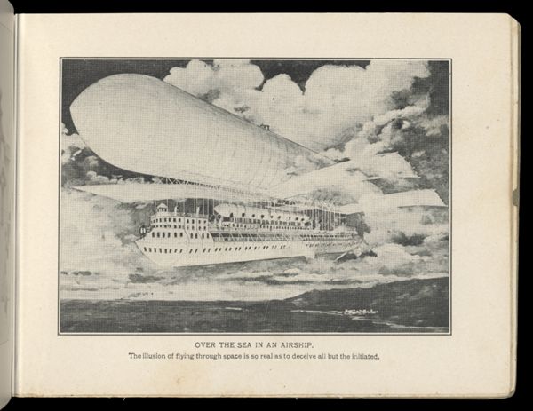 Over the Sea in an Airship