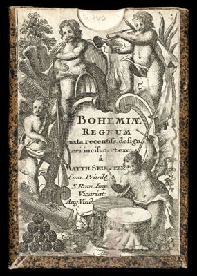 Bohemiæ Regnum juxta recentiss. designaeri incisun[...]et excus. à Matth. Seutter Cum Privile. S. Rom. Imp. Vicariat. Aug. Vind.