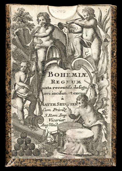 Bohemiæ Regnum juxta recentiss. designaeri incisun[...]et excus. à Matth. Seutter Cum Privile. S. Rom. Imp. Vicariat. Aug. Vind.
