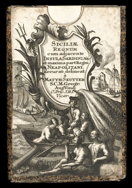 Siciliæ Regnum cum adjacente Insula Sardinia et maxima part Regni Neapolitani, accurat: delineat à Matth: Seutter S. C. M. Geogr: Aug: Vind: C. Priv. S. R. I. Vicar.