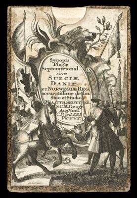 Synopis Plagæ Septemtrional. sive Sueciæ Daniæ et Norwegiæ Reg. accuratissime delin. Stilo et Studio Matth. Seutter.  S. C. M. Geogr. Aug. Vind. C. Privil. S. R. I. Vicariat.