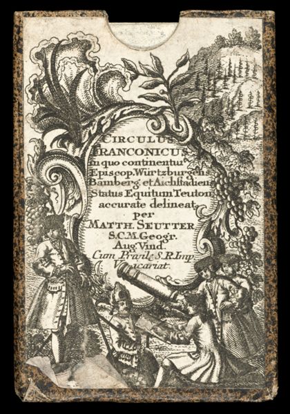 Circulus Franconicus in quo continentur Episcop. Würtzburgens Bamberg. et Aichstadien Status Equitum Teuton accurate delineat per Matth. Seutter, S. C. M. Geogr. Aug. Vind. Cum Privile S. R. Imp. Vicariat.