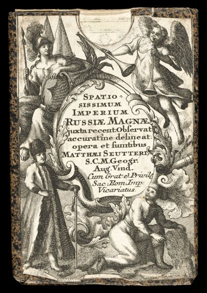 Spatiosissimum Imperium Russiae Magnae juxta recent: observat accuratme delineat: opera et sumtibus Matthaei Seutteri S.C.M. Geogr. Aug. Vind. Cum Grat. e. Privile. Sac. Rom: Rom: Imp: Vicariatus.