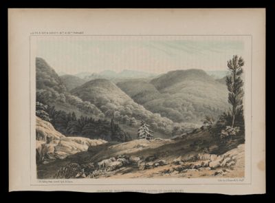 Summit of the nearest ridges south of the grand river