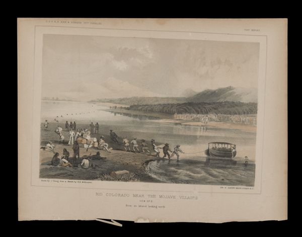 Rio Colorado Near the Mojave Villages - View No. 2 - from an Island looking north