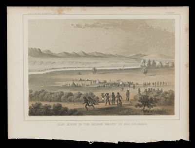 Camp Scene in the Mojave Valley of Rio Colorado
