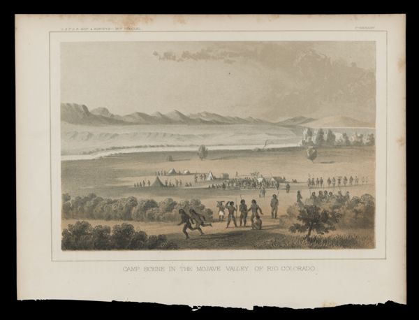 Camp Scene in the Mojave Valley of Rio Colorado