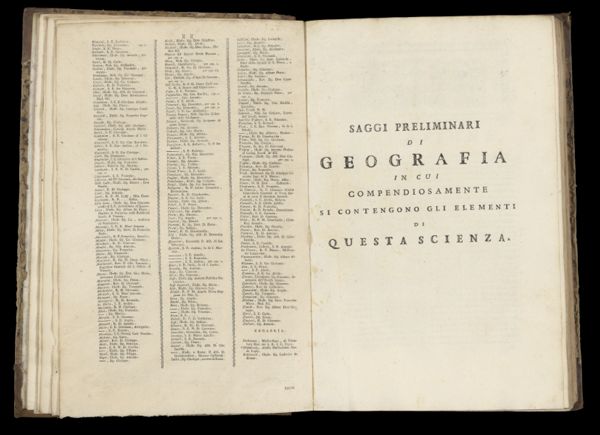 Saggi preliminari di geografia in cui compendiosamente si contengono gli elementi di questa scienza.
