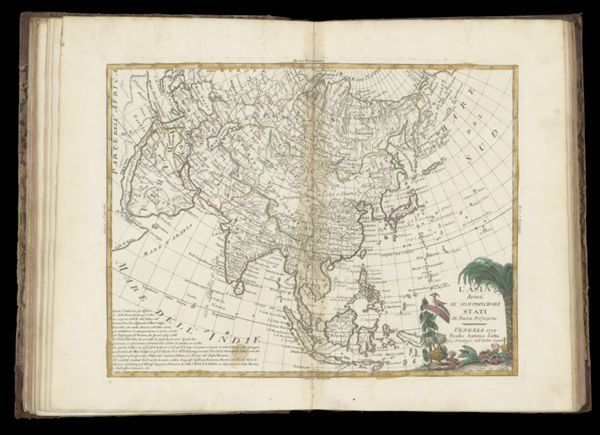 L' Asia divisa ne' suoi principali stati di nuova projezione