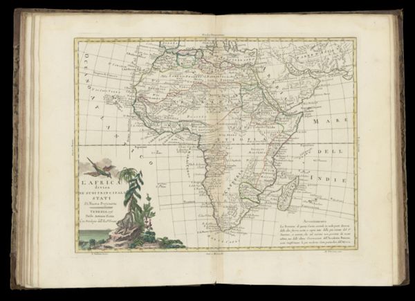 L' Africa divisa ne' suoi principali stati di nuova projezione