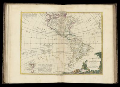 L' America divisa ne' suoi principali stati di nuova projezione