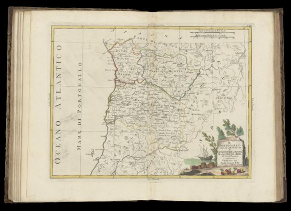 Il Portogallo cione'le Provincie di Entre Douro, e Minho, Traz-os-Montes, e Beira di nuova projezione