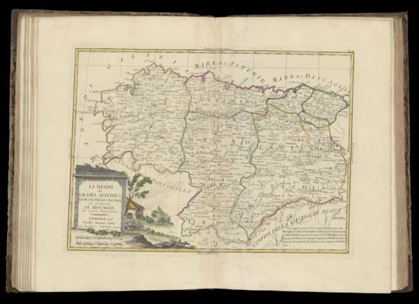 Li Regni di Galizia, Asturies, Leon, Castiglia Vecchia con la Signoria di Biscaglia di nuova projeziones