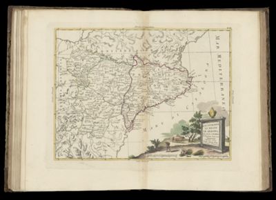 La Catalogna li Regni di Aragona, ed alta Navarra di novissima projezione