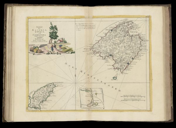 Isole di Majorca, d'Ivica, e di Formentera di nuova projezione