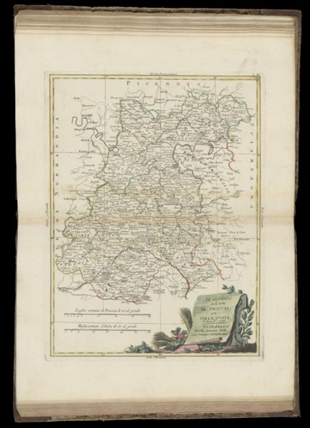 Li Governi dell' Isola di Francia, ed Orleanois. Di nuova projezione