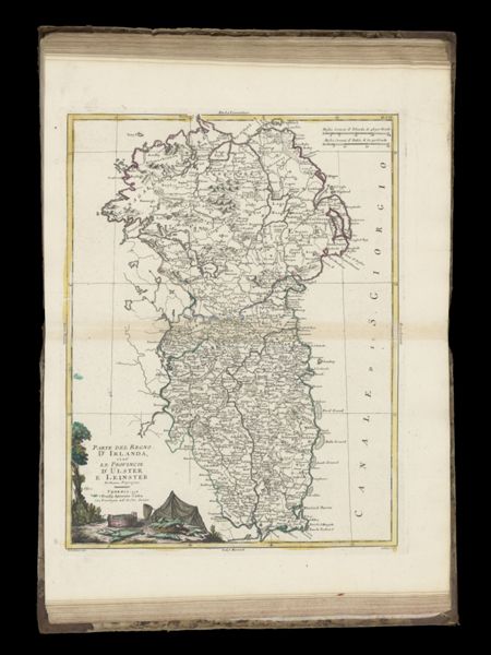 Parte del Regno d' Irlanda, cioe' le Provincie d' Ulster, e Leinster di nuova projezione