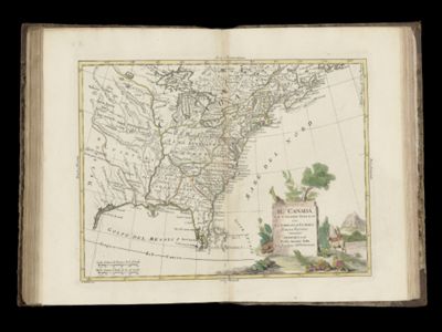 Il Canadá le Colonie Inglesi con la Luigiana, e Florida. Di nuova projezione