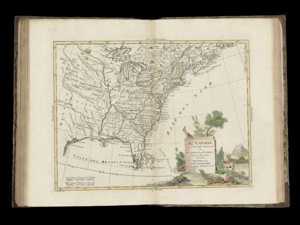 Il Canadá le Colonie Inglesi con la Luigiana, e Florida. Di nuova projezione