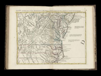 Il Maryland, Il Jersey Meridionale, la Deleware, e la Parte Orientale della Virginia, e Carolina Settentrionale.