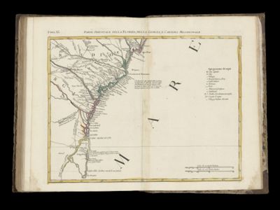 Parte Orientale della Florida, della Giorgia, e Carolina Meridionale.