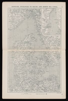 Denmark, entrances to Baltic and North Sea Canal