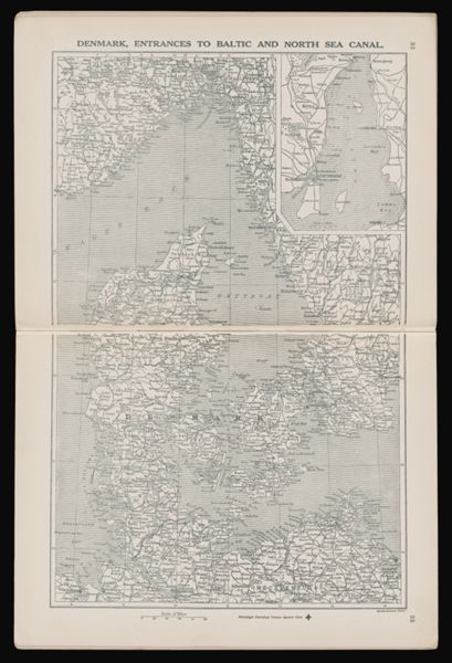 Denmark, entrances to Baltic and North Sea Canal